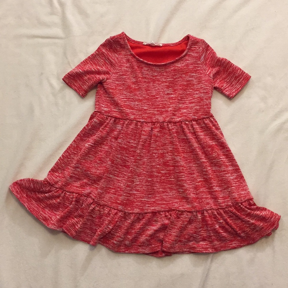 Copper key red dress